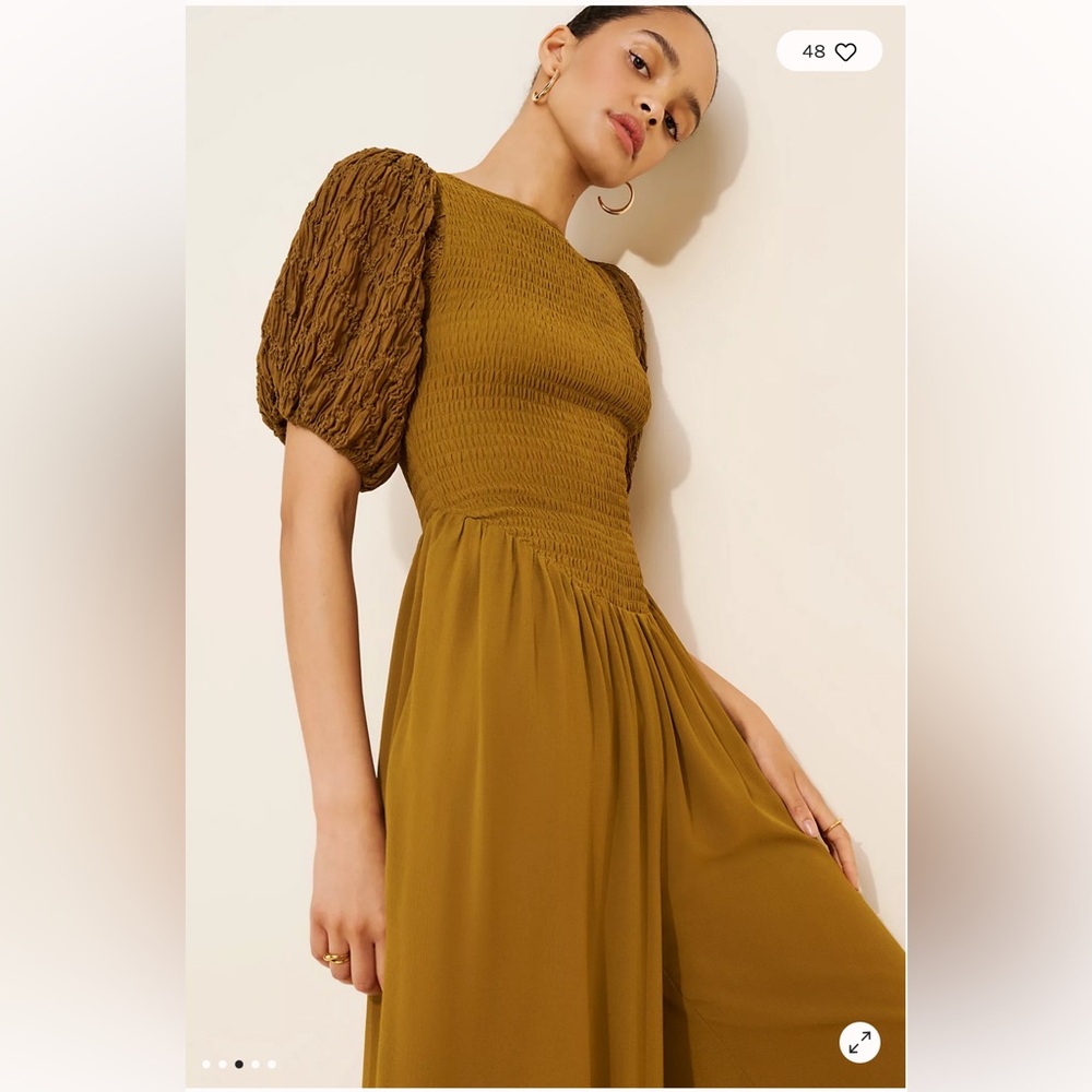 Free People lemperley Putt Sleeve Jumpsuit - Picture 3 of 4